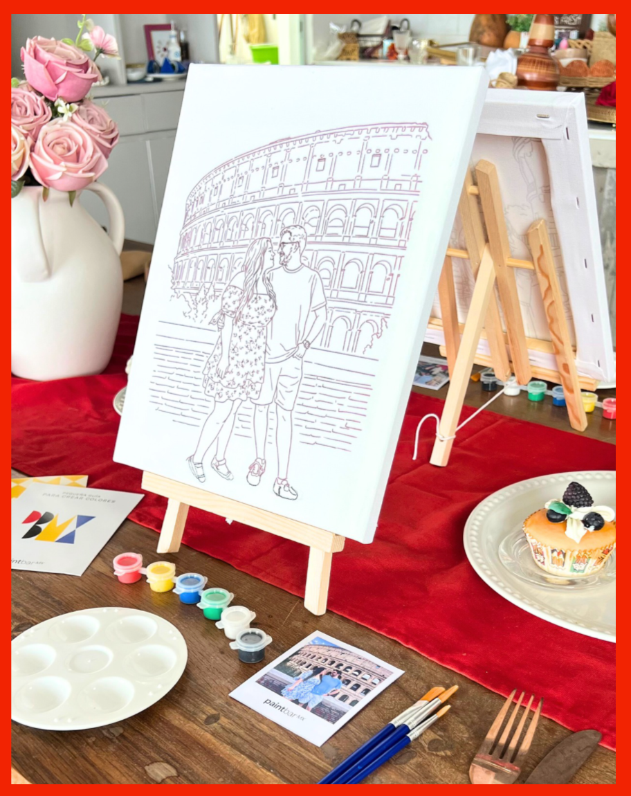 ¡Kit San Valentín para pintar en casa!