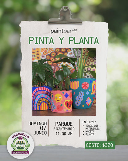 Pinta tu Maceta | Parque Bicentenario