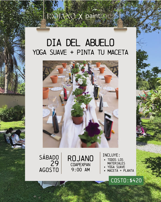 Yoga + Pinta tu Maceta | Rojano Body Lab